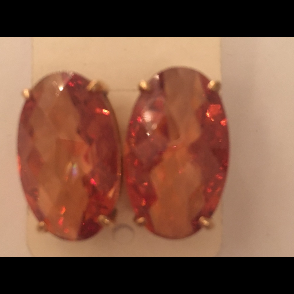 Vintage Topaz colored earrings